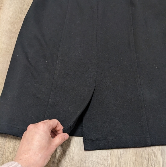 Spense Belted Black Cowl Neck Dress - Picture 5 of 7